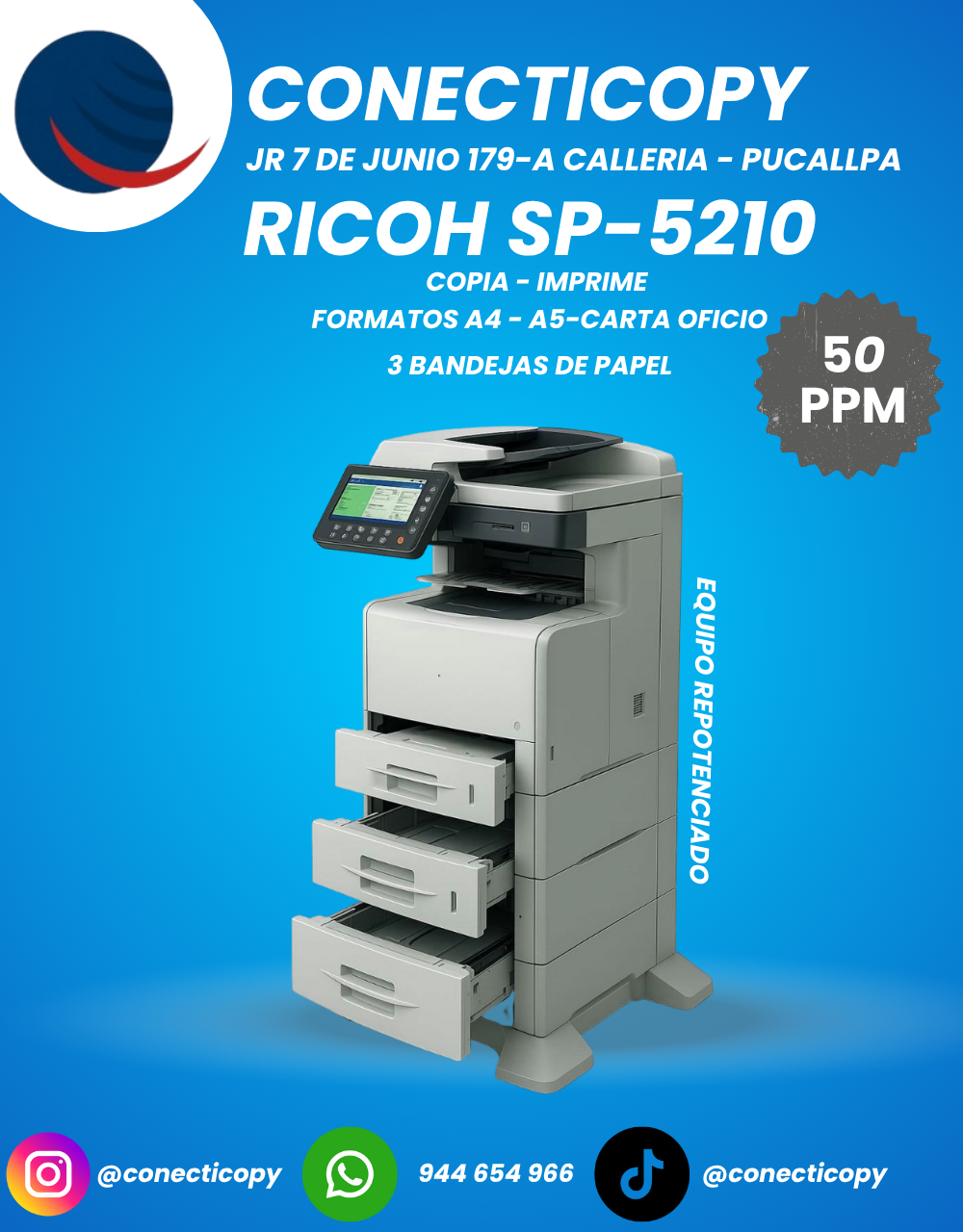 RICOH SP-5210 Fotocopiadora